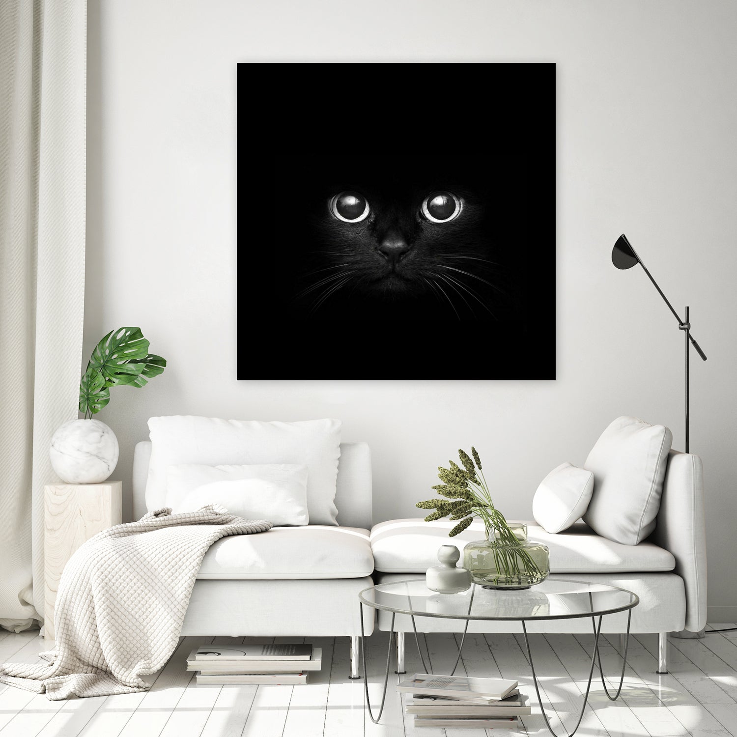 Black Cat Face Mask - Cute & Comfortable Halloween Costume Accessory for Adults & Kids - Perfect for Halloween Parties, Cosplay, and Themed Events