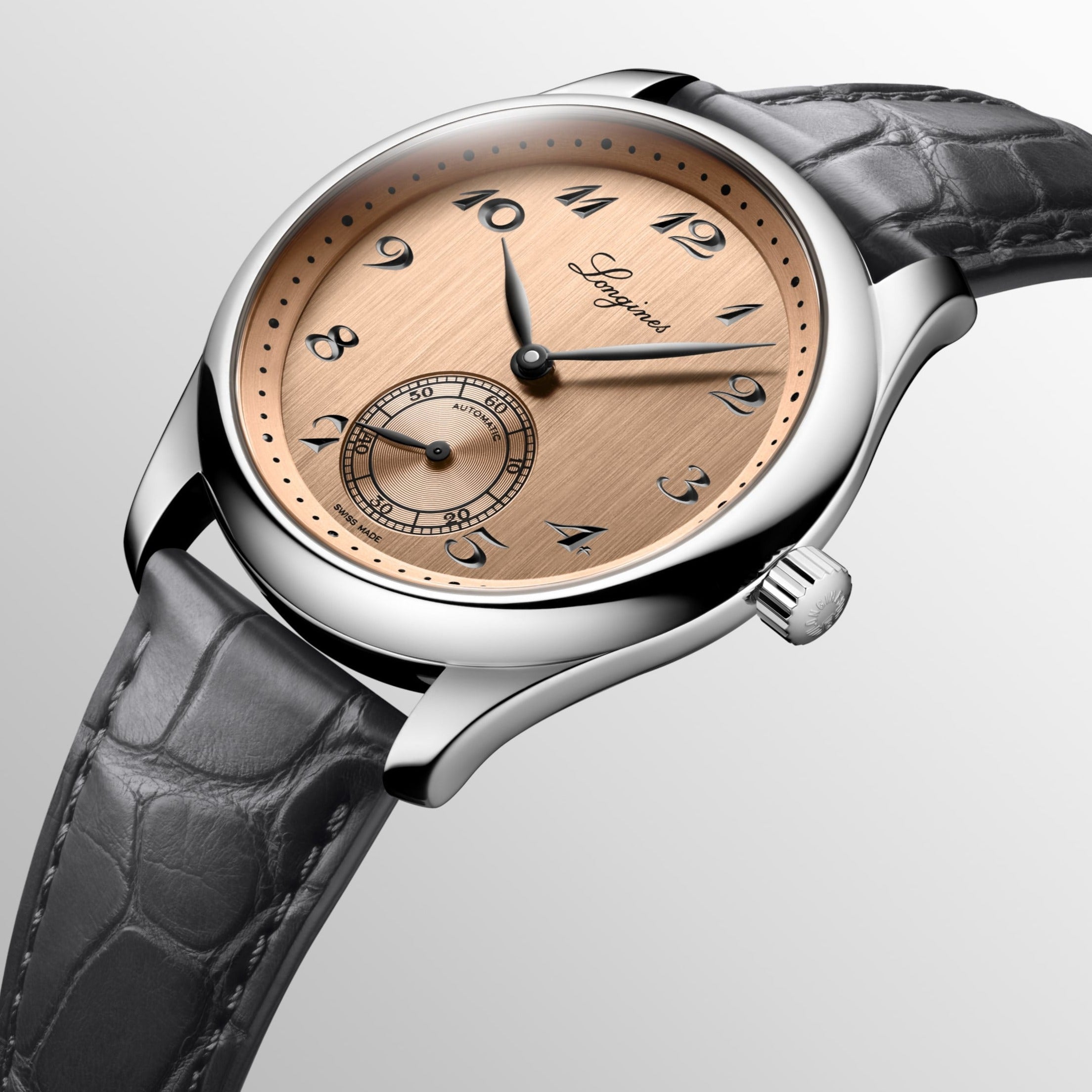 Longines Master Collection 38.5mm Automatic Men's Watch - Brown Leather Strap, Sapphire Crystal, Swiss Made Luxury Timepiece | Perfect for Business, Formal Events & Everyday Wear