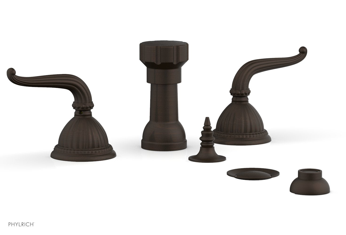Premium Georgian & Barcelona Style 4-Hole Bidet Faucet Set K4141 - Modern Bathroom Upgrade for Hygiene & Comfort