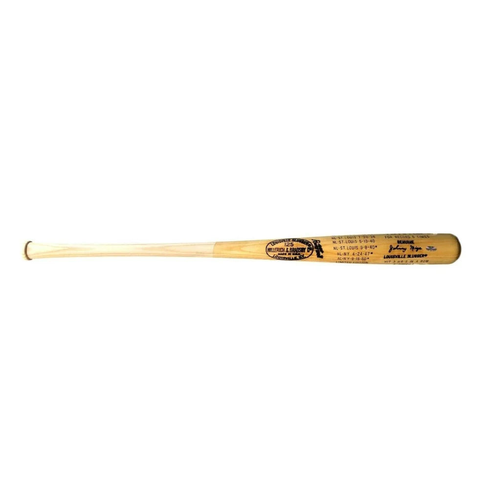 Johnny Mize Autographed St. Louis Cardinals Baseball Bat with Home Run Stat & COA - Limited Edition #D/100 - Perfect for Sports Memorabilia Collectors and Cardinals Fans Display