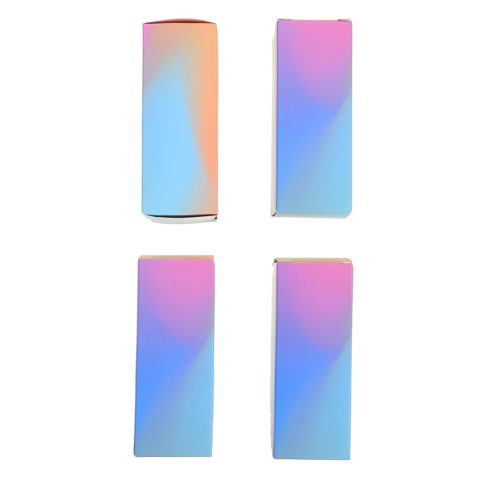 FOMIYES 100pcs Empty Lip Gloss Boxes - DIY Lipstick Packaging Paper Holders for Handmade Cosmetics, Beauty Salon & Gift Wrapping Supplies