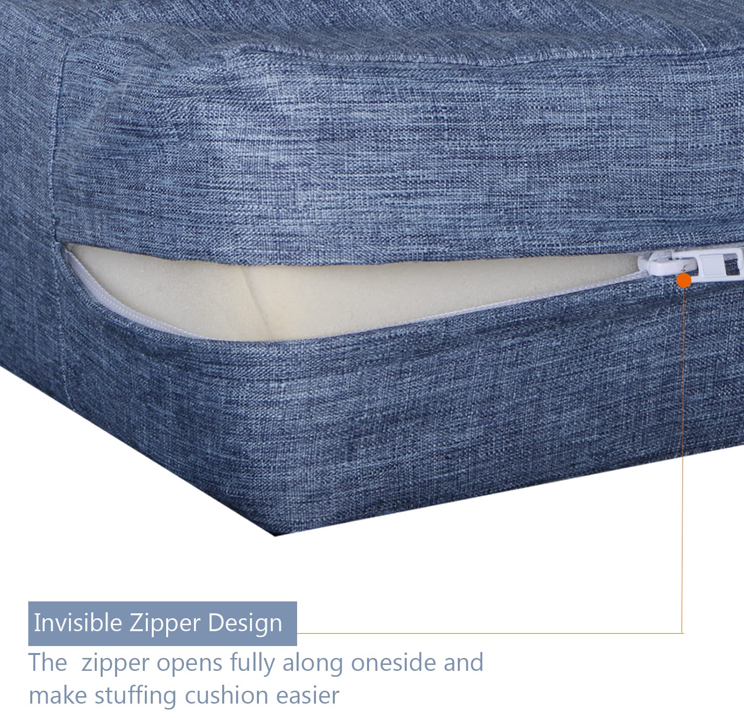 Waterproof Washable Outdoor Patio Seat Cushion Covers - 24