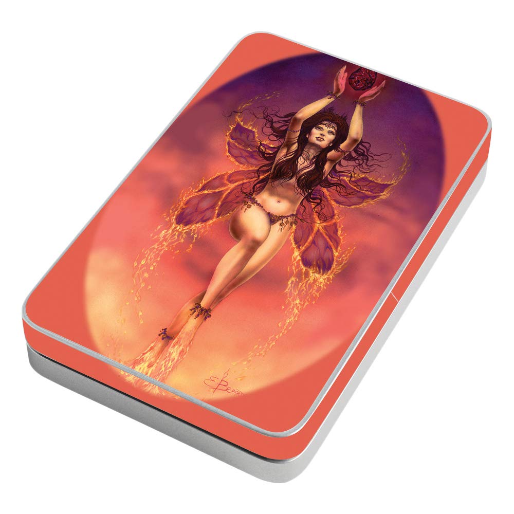 MightySkins Vinyl Decal Wrap Cover for Lifeprint 3x4.5 Hyperphoto Printer - Fiery Magic Design | Protective & Durable Skin | Easy to Apply & Remove | Made in USA | Perfect for Customizing & Protecting Your Photo Printer at Home or Office