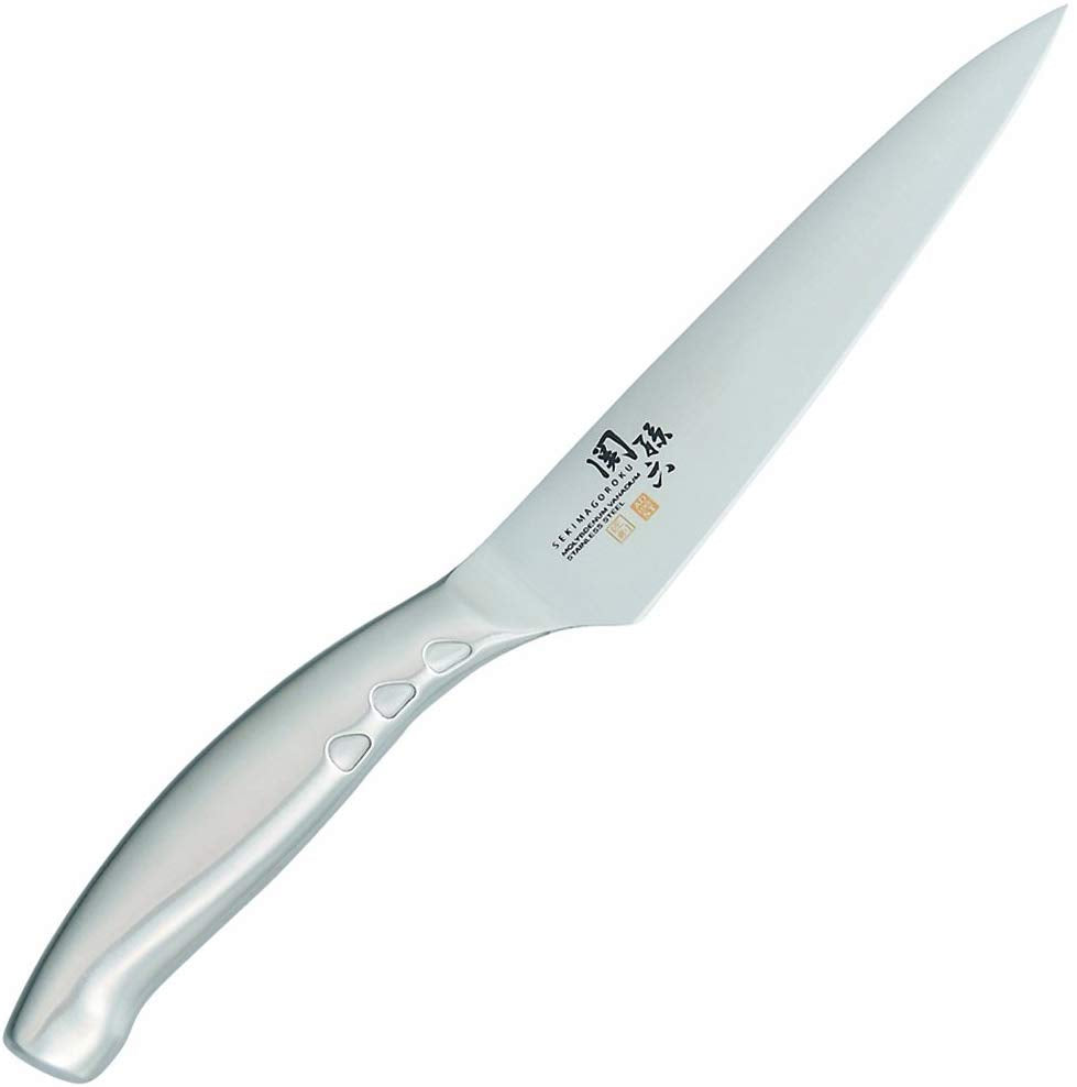Kai Seki Magoroku 150mm Petty Knife - Japanese Stainless Steel Utility Knife for Slicing, Peeling & Precision Cutting - Perfect for Home Kitchen & Professional Chefs