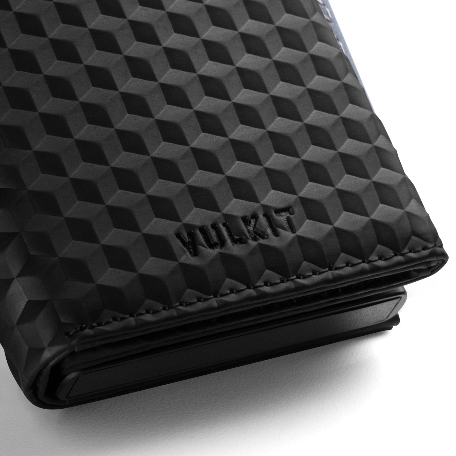 VC302 Limited Edition Numbered Tri-Fold Wallet with Side Slider & Magnetic Closure - Perfect for Everyday Carry, Travel & Business (Men's RFID Blocking Leather Wallet)
