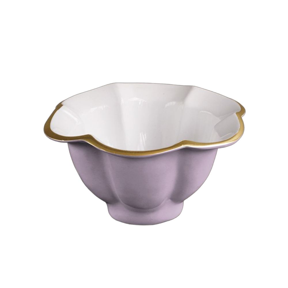 Lilac and White