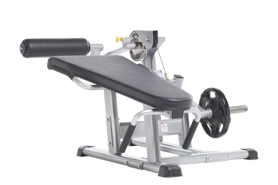 TuffStuff Evolution Plate Load Leg Extension & Prone Leg Curl Bench (CPL 400) - Home Gym Leg Workout Equipment for Strength Training & Muscle Building