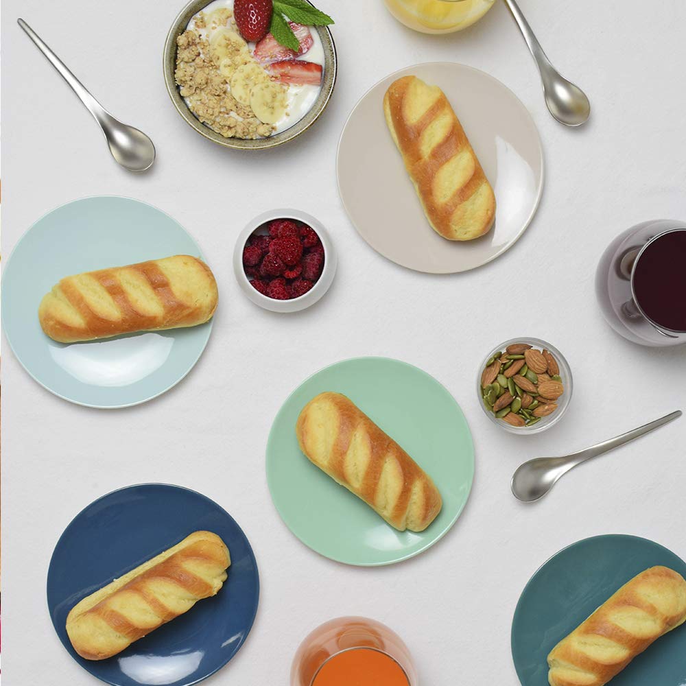 Bakerly Brioche Rolls - Pack of 2 (16 Total Rolls) | Soft & Buttery French Pastries for Breakfast, Sandwiches & Snacking