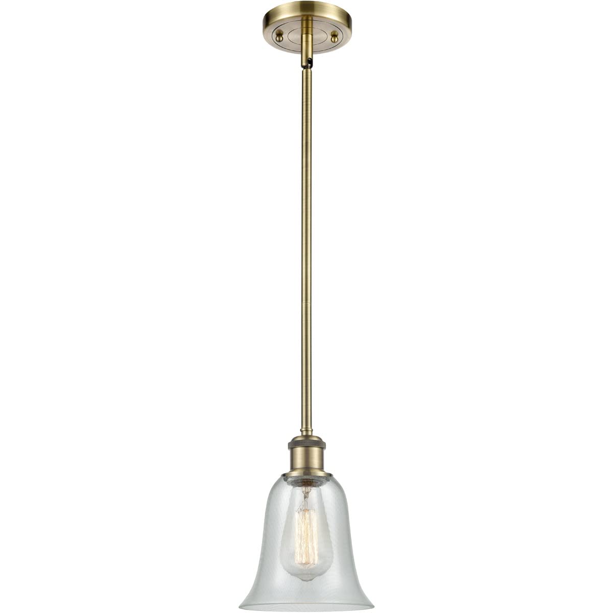 Innovations 516-1S-AB-G2812-LED Mini LED Pendant Light - Modern Ballston Collection - Perfect for Kitchen Island, Dining Room & Bedroom Lighting