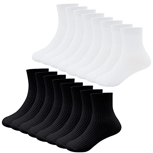 White 4pairs+black 4pairs Middle Length
