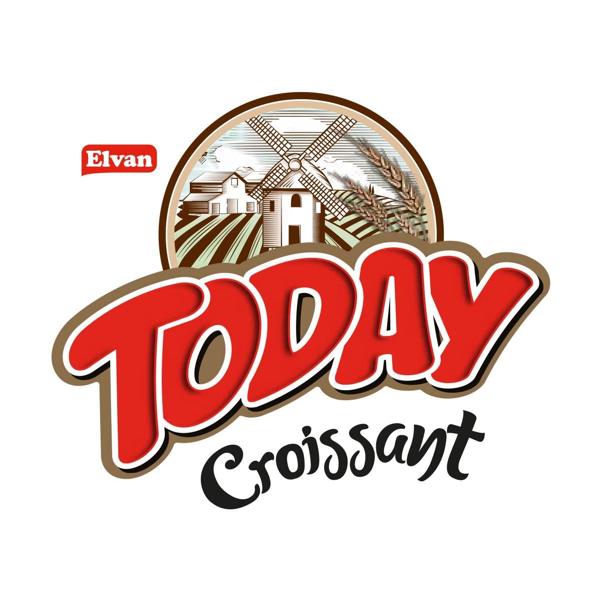 Elvan Today Chocolate & Vanilla Croissants (6 Pack) - Individually Wrapped, Buttery Soft Breakfast Pastries | Ready to Eat, Perfect for Breakfast, Lunchbox Snacks, Office Treats & Afternoon Tea