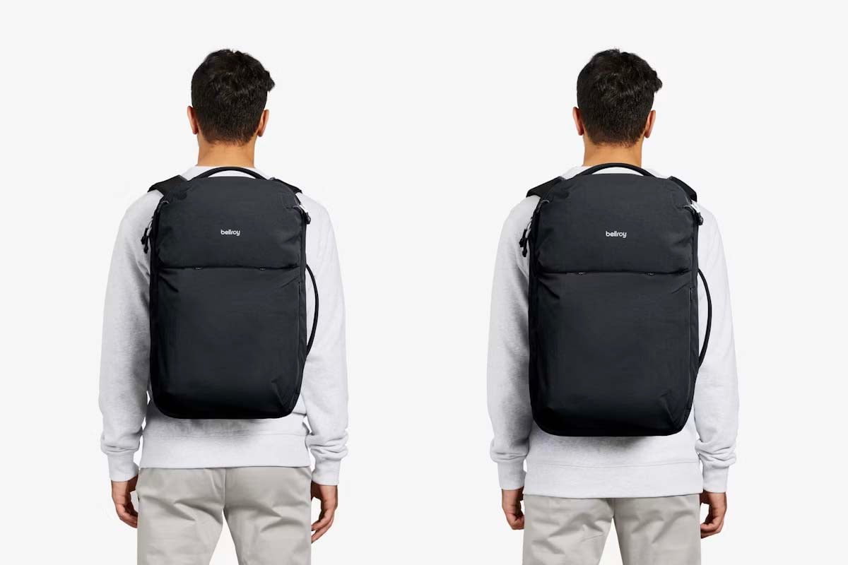 Bellroy Lite Travel Pack 38L - Lightweight Waterproof Backpack for Travel & Hiking | Perfect Carry-On Luggage for Airplanes, Weekend Trips & Outdoor Adventures