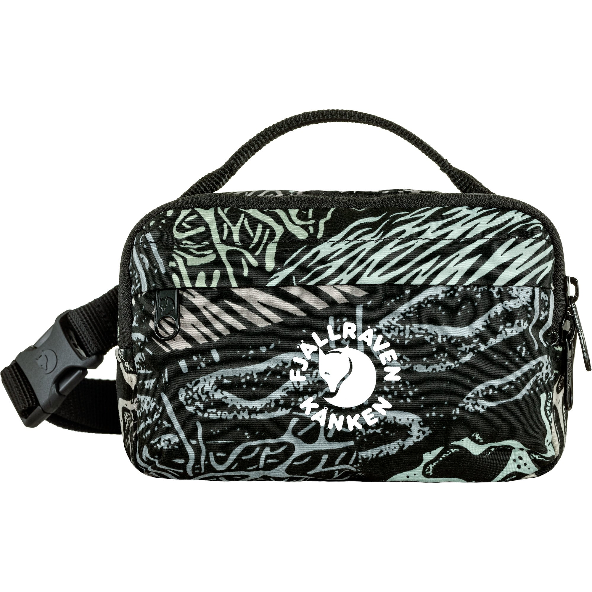 Fjallraven Kanken Art Hip Pack - Stylish & Durable Waist Bag for Travel, Hiking & Everyday Use - Darkwoods Design