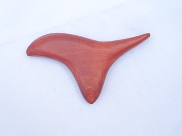 Authentic Thai Traditional Reflexology Hand Massage Tool - Red Wood Acupressure Point Massager by Nataleeya | Relieve Stress & Muscle Tension at Home or Office