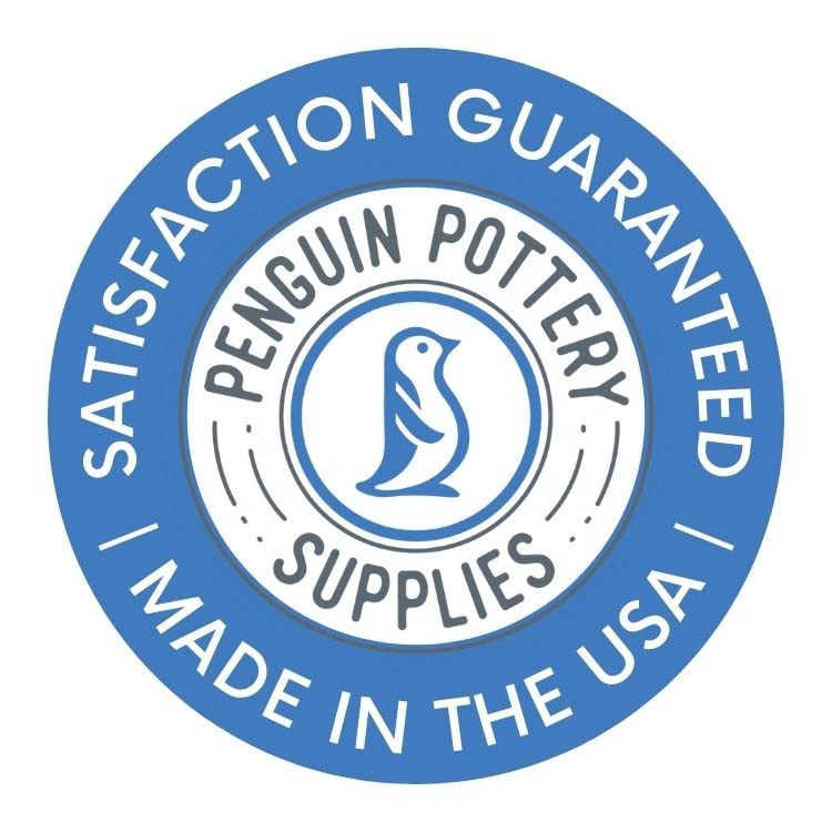 Penguin Pottery Matte Series Off White Ceramic Glaze - Mid & High Fire Cone 5-6 Glaze for Pottery Clay (1 Pint, 16 oz, 473 ml) - Perfect for Handmade Mugs, Bowls & Ceramic Art Projects
