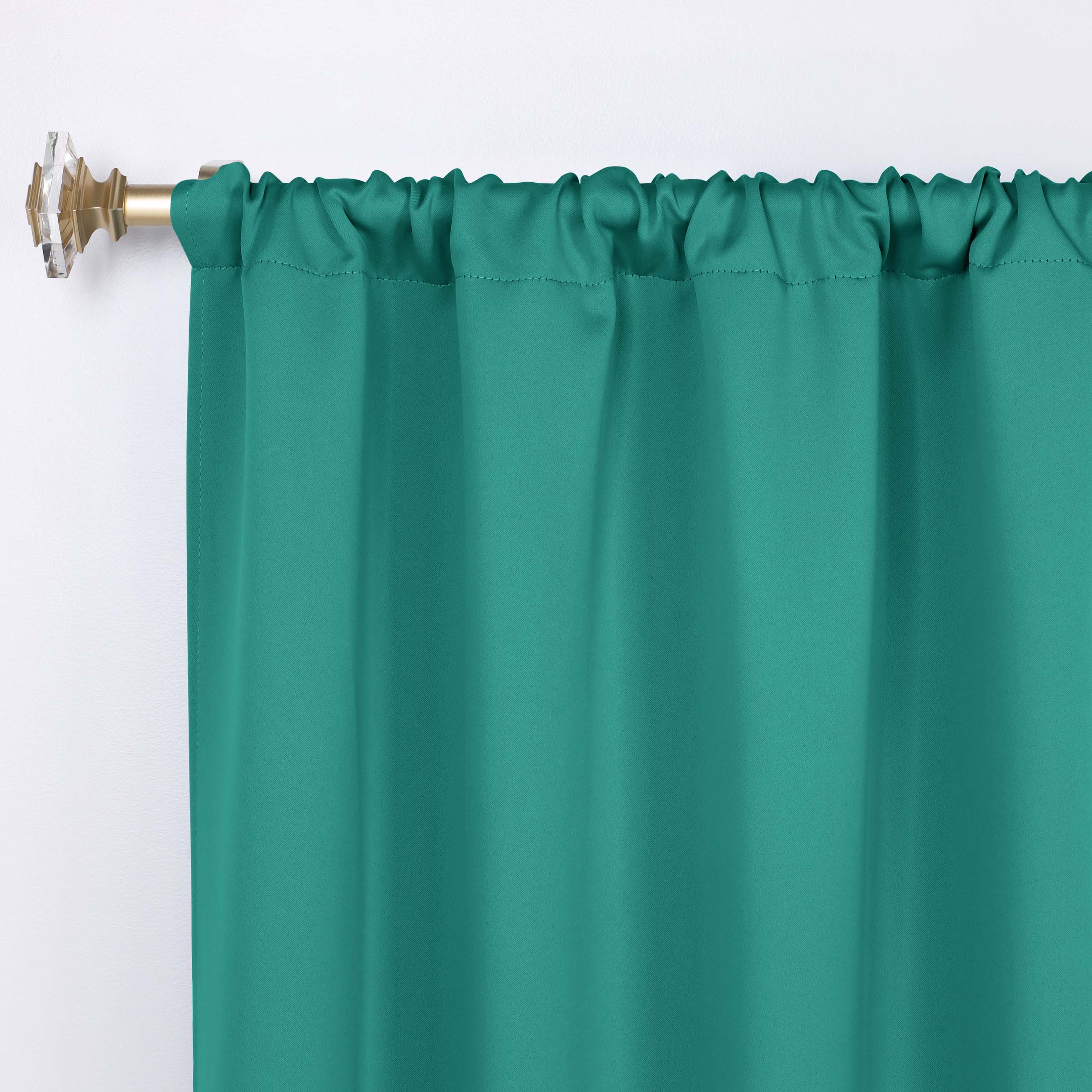Machine Washable Blackout Curtains Set of 2 - Solid Color Room Darkening Window Drapes for Bedroom, Living Room & Nursery - Noise Reducing & Energy Efficient