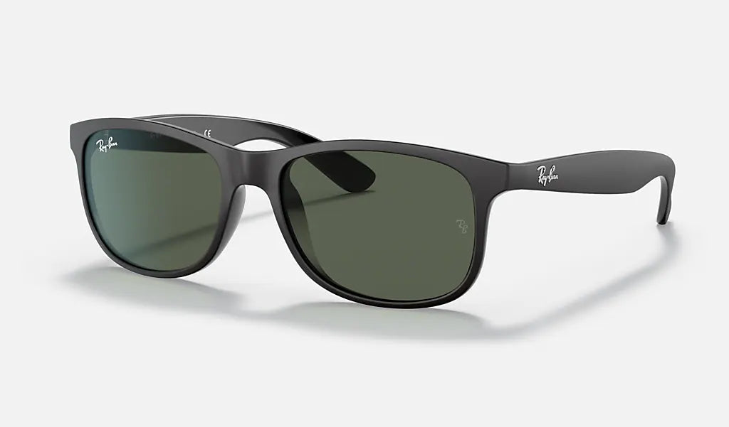 Ray Ban ANDY RB4202 55mm Polarized Sunglasses - Black/Gray Green Lenses for Men & Women | Perfect for Driving, Beach & Outdoor Activities