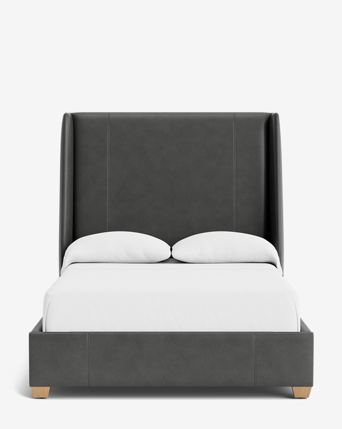 Walt Bed Tall Headboard - Queen Size Upholstered Bed Frame with Adjustable Height - Perfect for Modern Bedroom Decor & Small Spaces