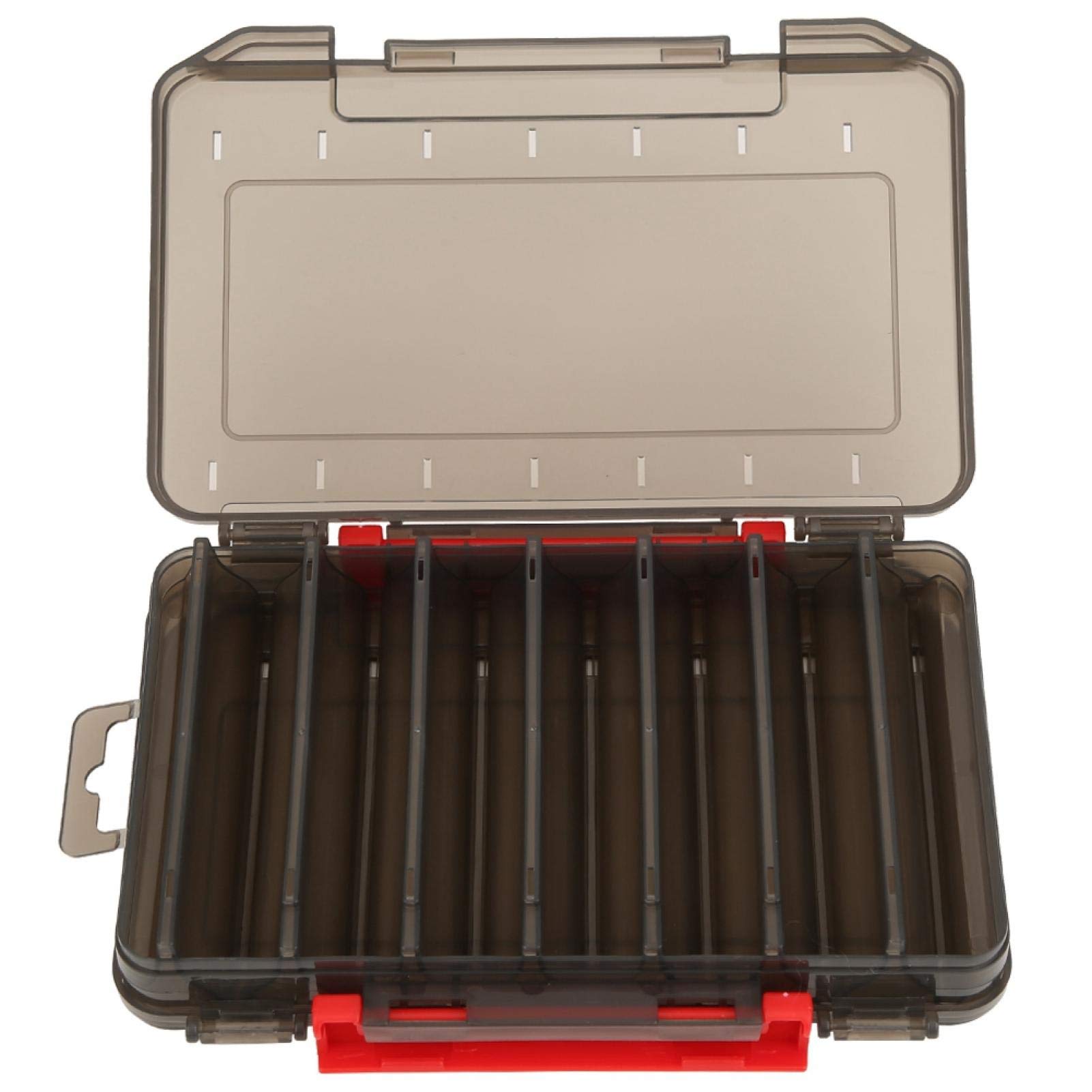 Fockety Double Sided Fishing Lure Case - Waterproof Bait Storage Box for Saltwater & Freshwater Fishing | Ideal for Fly Fishing, Casting, and Tackle Organization