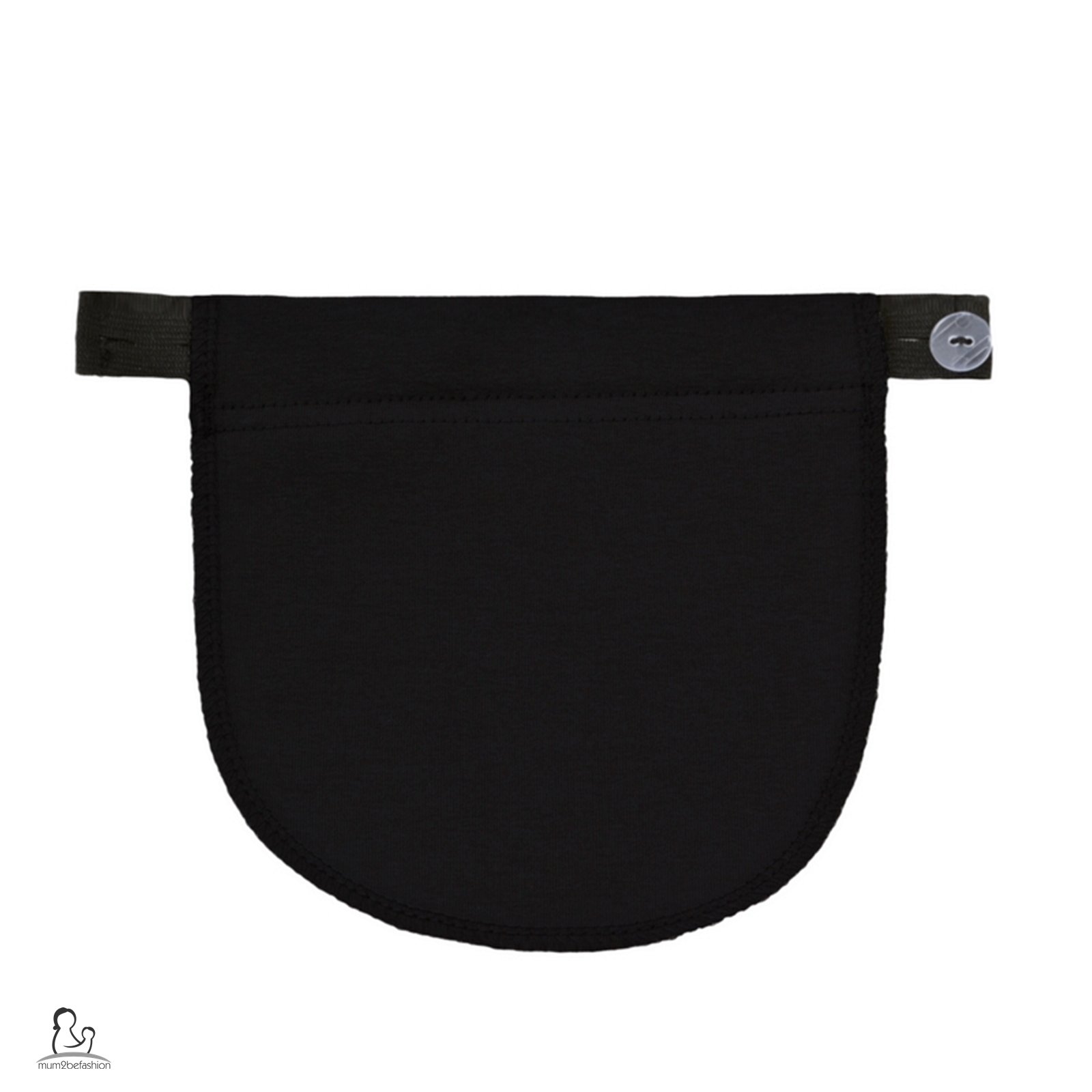 Maternity Pregnancy Adjustable Waist Jeans Belt Extender - Elastic Stretch Comfort for Expecting Moms (Black) | Perfect for Work, Travel & Everyday Wear During Pregnancy