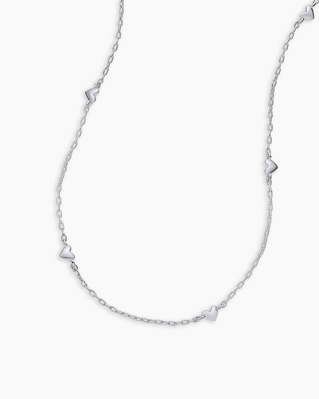 Amour Necklace for Women - Elegant Heart Pendant Jewelry Gift for Her - Perfect for Valentine's Day, Anniversary & Romantic Occasions