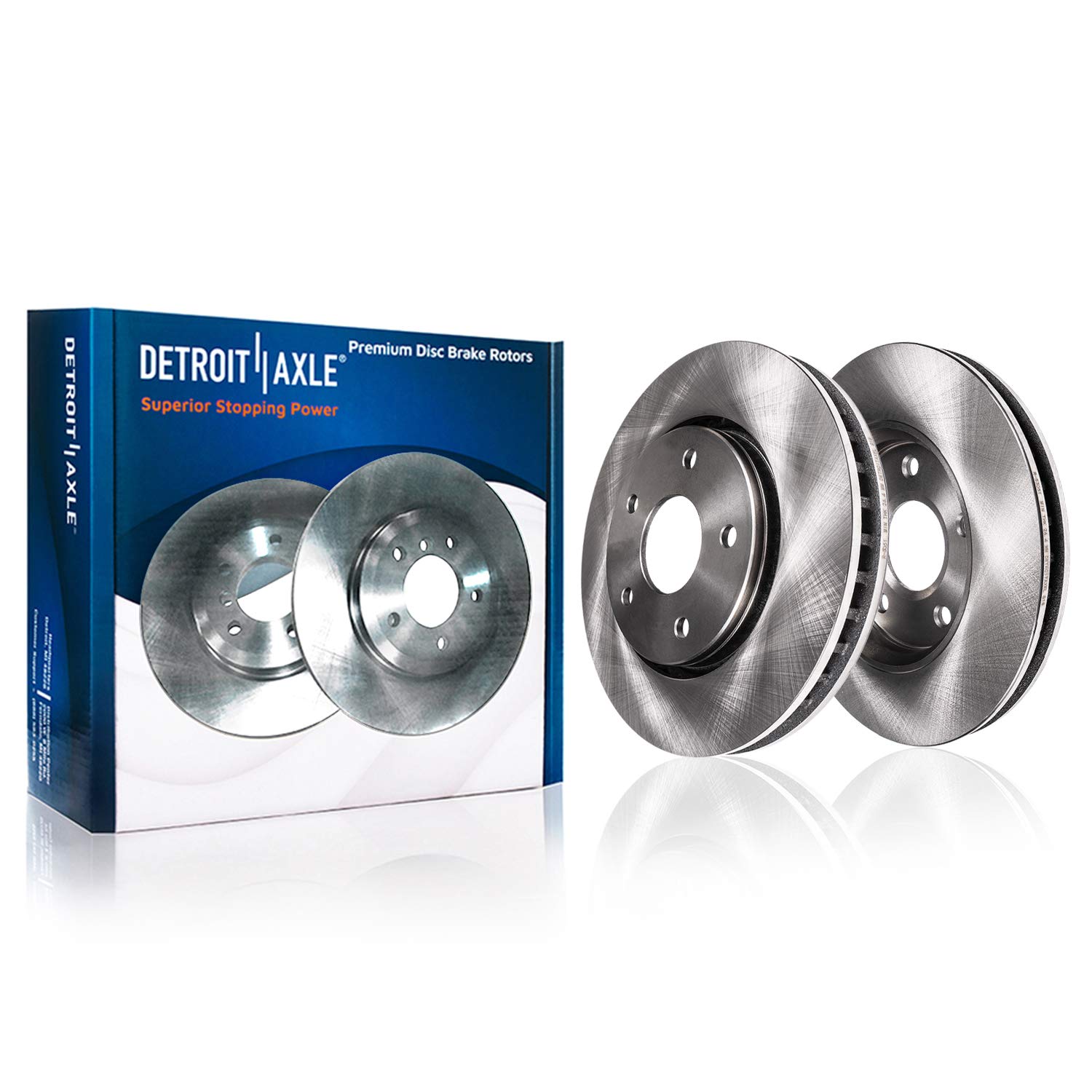 Detroit Axle Front Brake Rotors for Toyota Tacoma 2005-2015 - 10.80