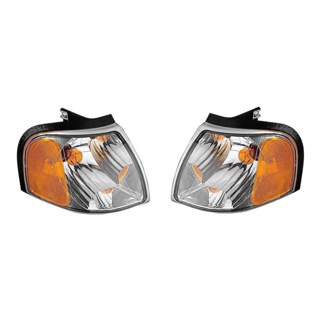 Mazda B2500 2001 Turn Signal Lights & Corner Lights Pair - Driver & Passenger Side (MA2520119, MA2521119) | OEM Replacement Parts for Improved Visibility & Safety | Perfect for Night Driving and Foggy Conditions