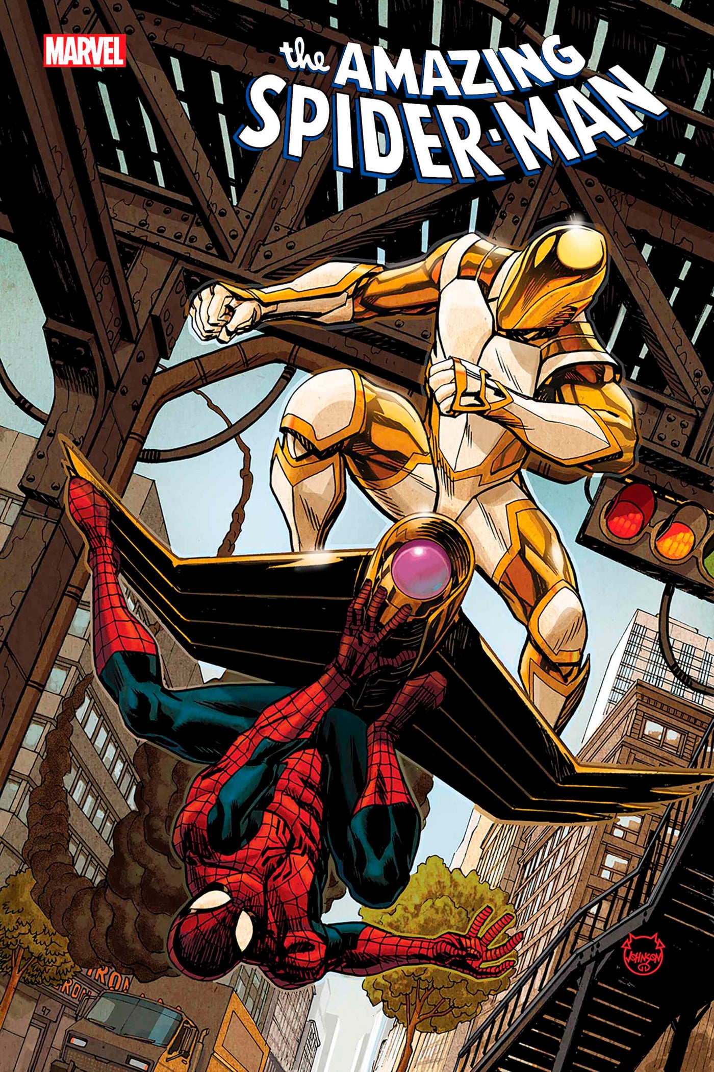 Amazing Spider-Man #34 C Dave Johnson Variant Cover Comic Book | Marvel Comics | September 2023 Release | Collectible for Fans & Investors | Perfect for Display, Gifts & Comic Collections