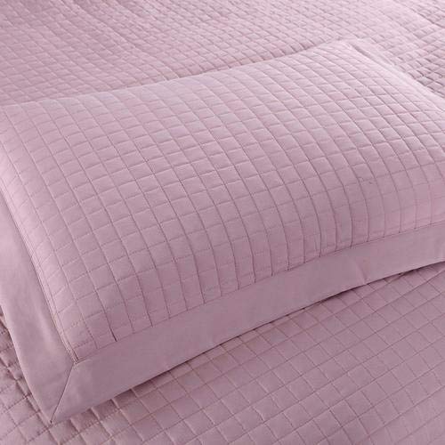 Luxury Checkered Quilted Coverlet Set - Wrinkle-Free Linen Bedding for Full/Queen Size Bed