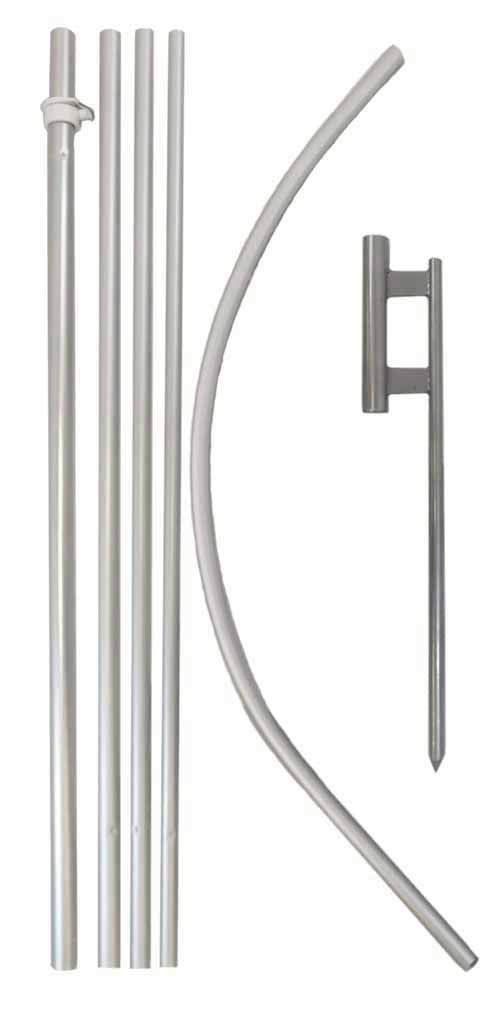 Infinity Republic - Windless Full Sleeve Banner Swooper Flag & Pole Kit for Mattress Sales - Durable Advertising Display for Businesses, Furniture Stores & Retail Promotions | Perfect for Storefronts, Parking Lots & Outdoor Events