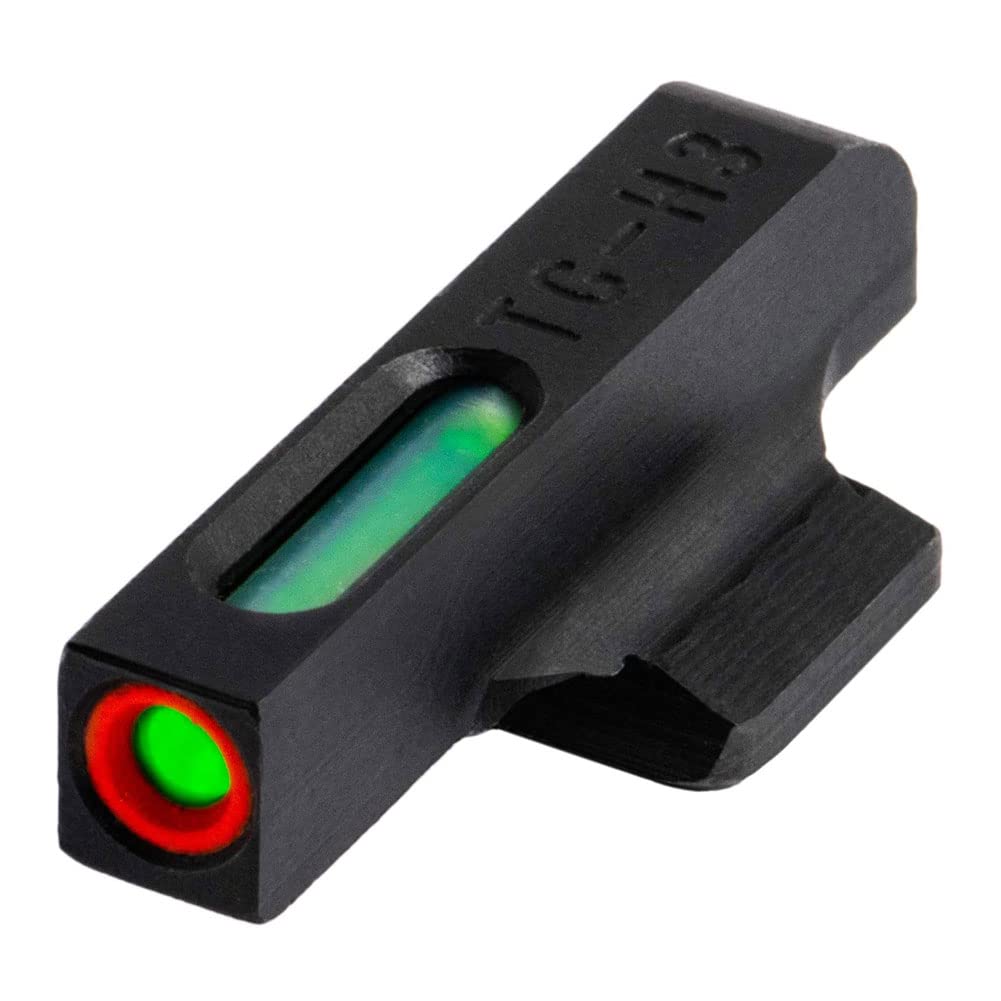 Truglo TFX PRO Handgun Sight - Glow in Dark Tritium & Fiber Optic Night Sight for Pistols | Compact, Durable, Shockproof & Snag-Free Design | Ideal for Low Light Shooting, Home Defense & Tactical Use