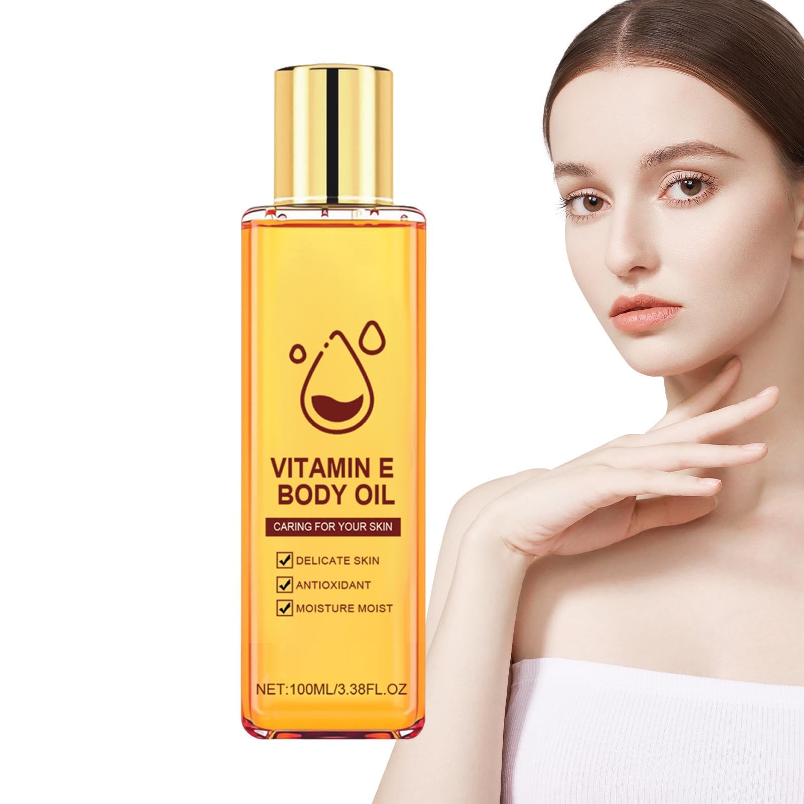 Organic Body & Face Oil - 100ml Natural Moisturizing Skincare for Hydration & Relaxation - Nourishing Oil for Men & Women - Perfect for Daily Skincare Routine & Massage Therapy