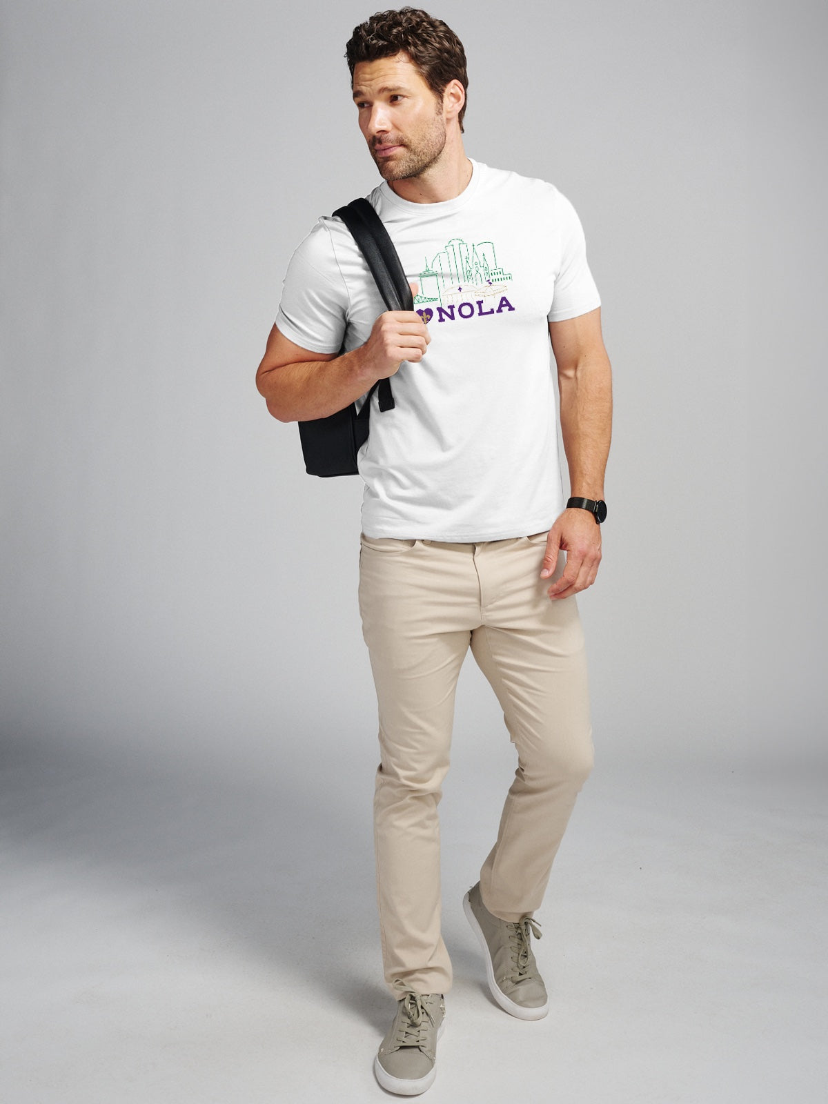 2025 Mardi Gras Men's T-Shirt - Comfortable Cotton Tee for Festivals, Parties & Casual Wear