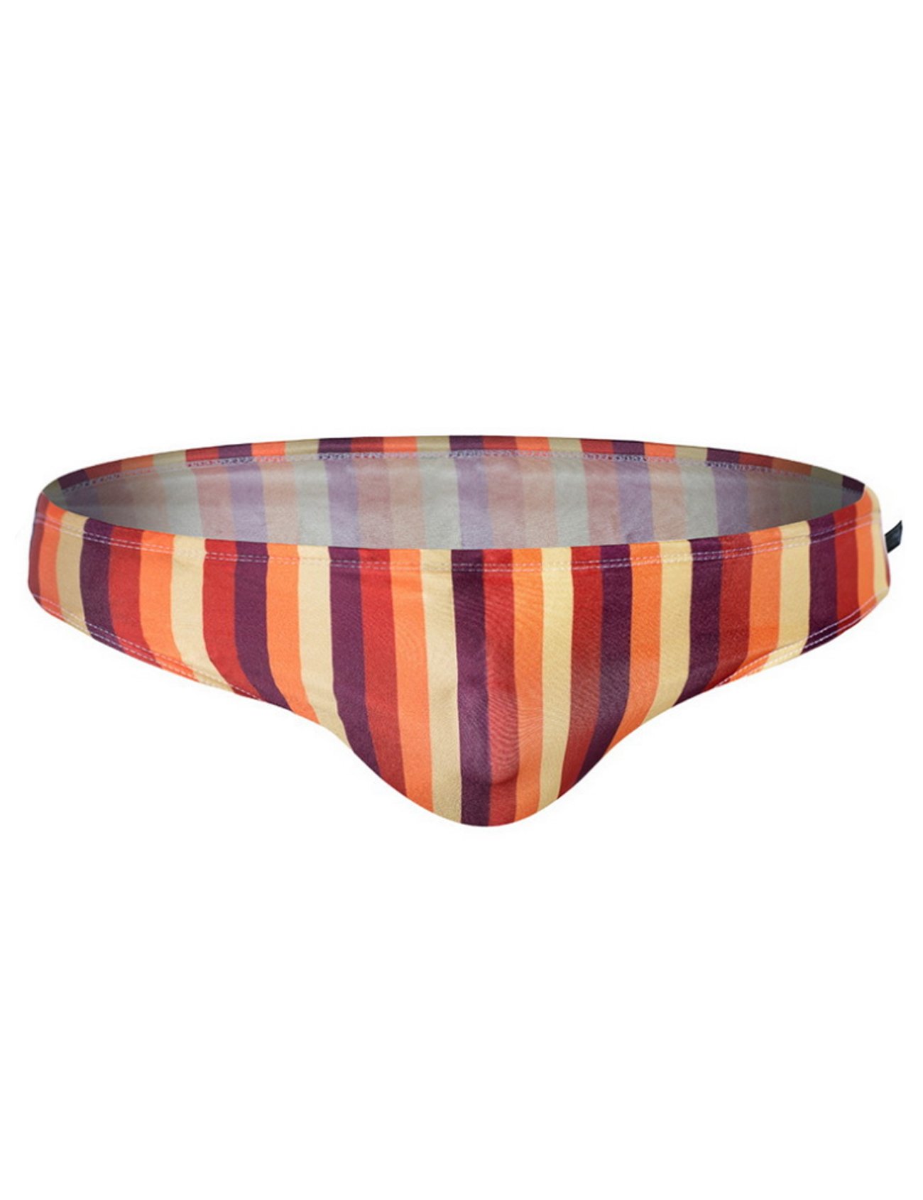 Men's Striped Swim Briefs - Quick Dry Beach Swimwear for Swimming, Surfing & Sunbathing | Comfortable & Stylish Swim Trunks for Men