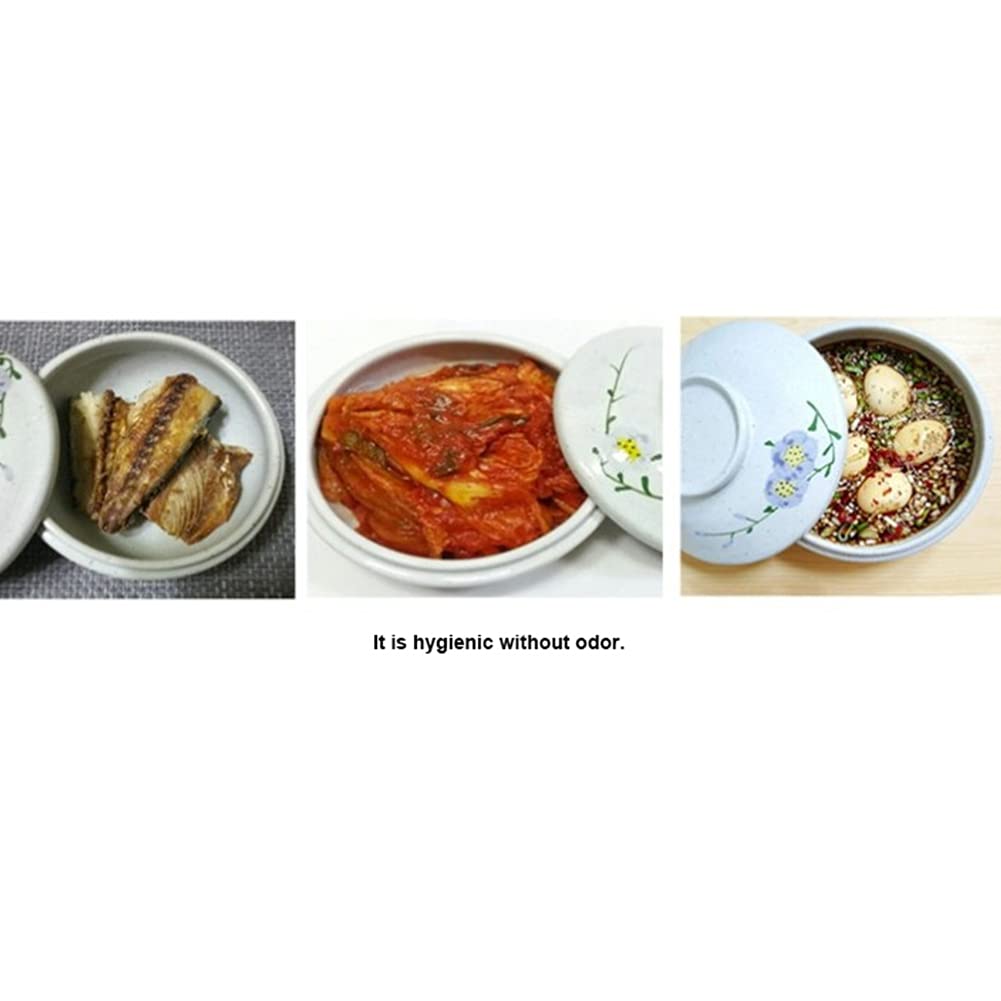 Nonstick Microwave Grill Pan - Korean Traditional Ceramic Coating, Made in Korea (Large) - Perfect for Quick Meals, Healthy Cooking & Small Kitchen Spaces