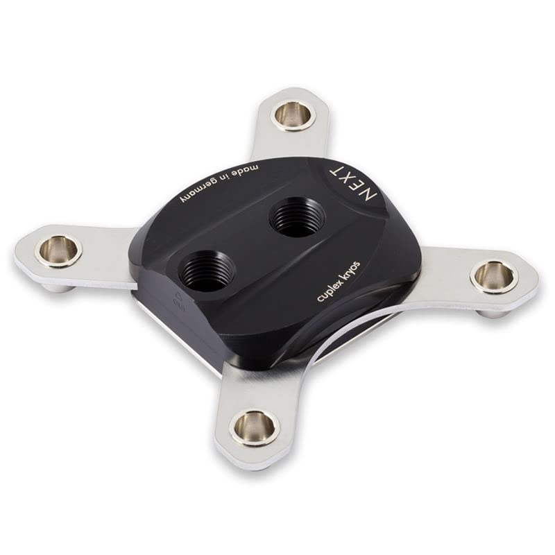 AQUA COMPUTER cuplex kryos Next LGA 1700 CPU Water Block - Acetal & .925 Silver for High-Performance PC Liquid Cooling | Perfect for Gaming Rigs and Overclocking Systems
