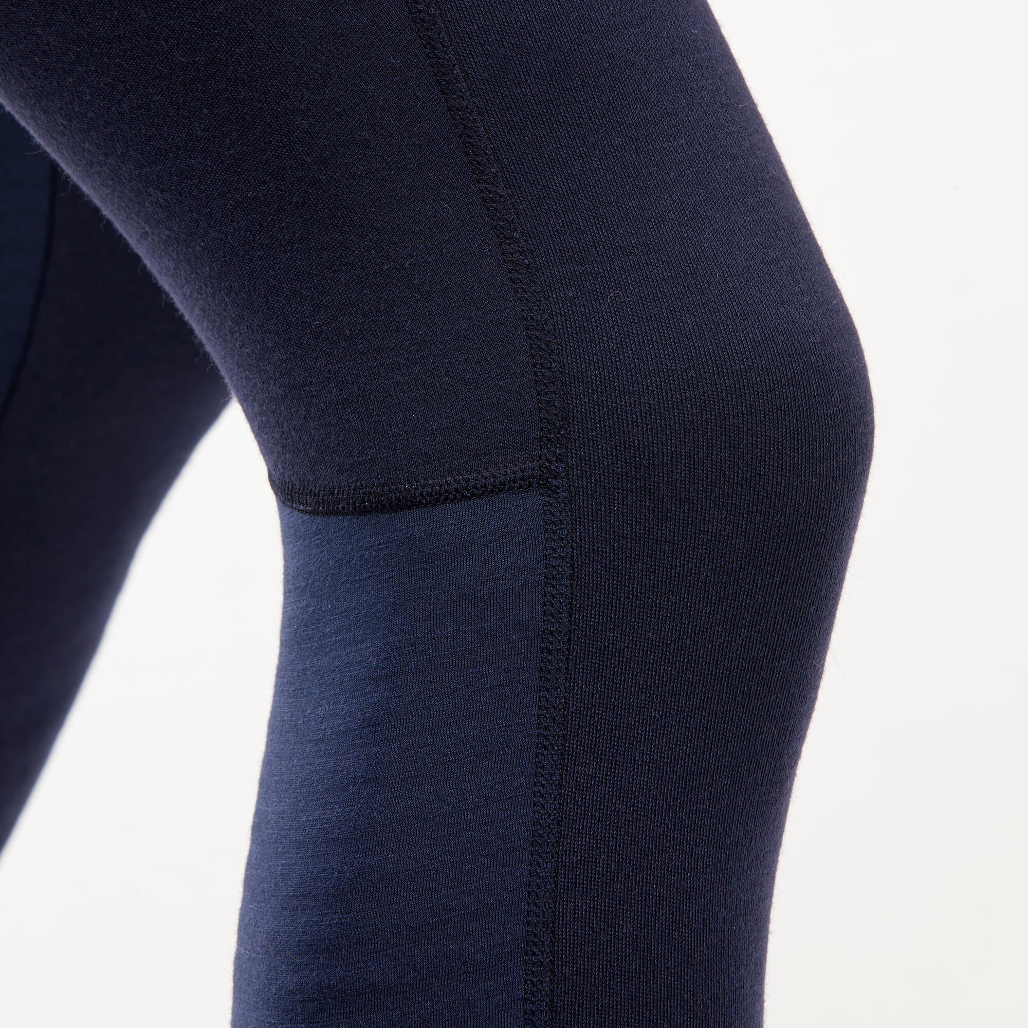 Forclaz Men's MT900 Merino Wool Base Layer Tights - Thermal Hiking Leggings for Mountain Backpacking & Outdoor Adventures
