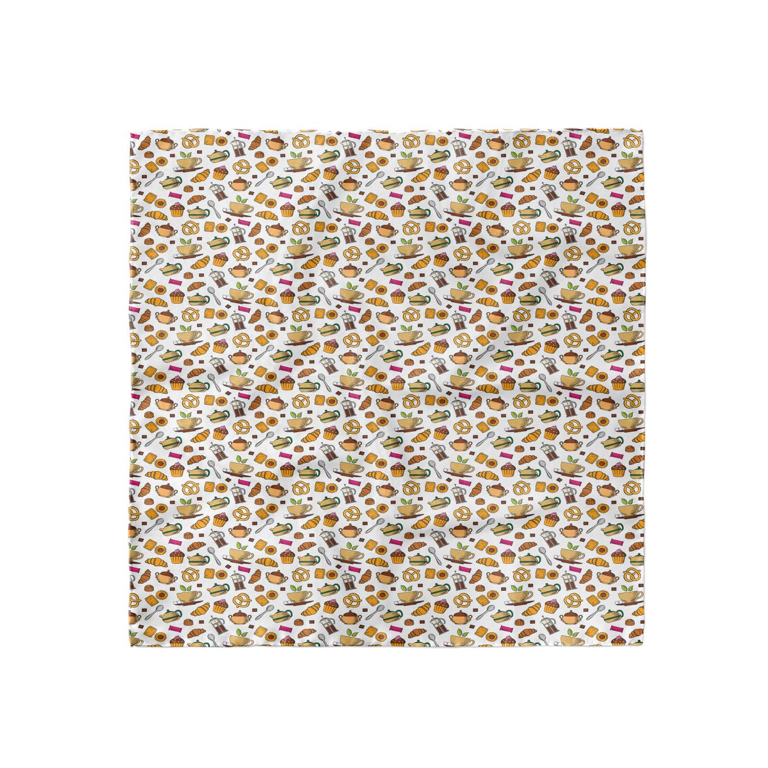 Ambesonne Tea Party Hair Scarf - Stylish Head Wrap for Women | Perfect for Tea Parties, Brunches & Special Occasions