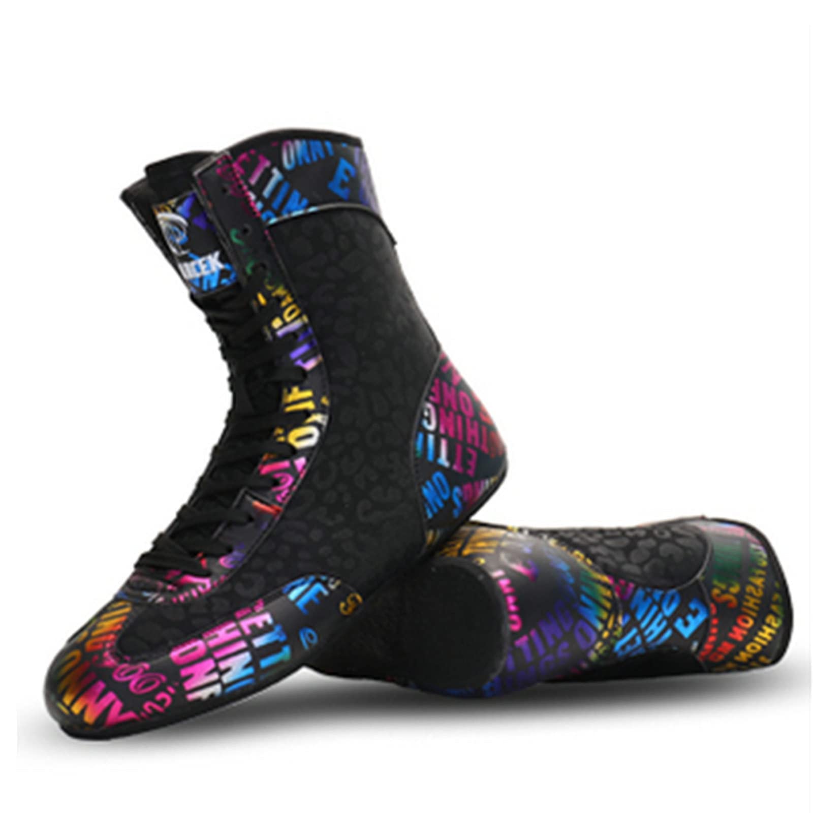 Best Wrestling Shoes for Men & Women - High Top Boxing Gym Trainers, Weightlifting & Fitness Sneakers for Bodybuilding - Comfortable & Durable for MMA, CrossFit & Gym Workouts