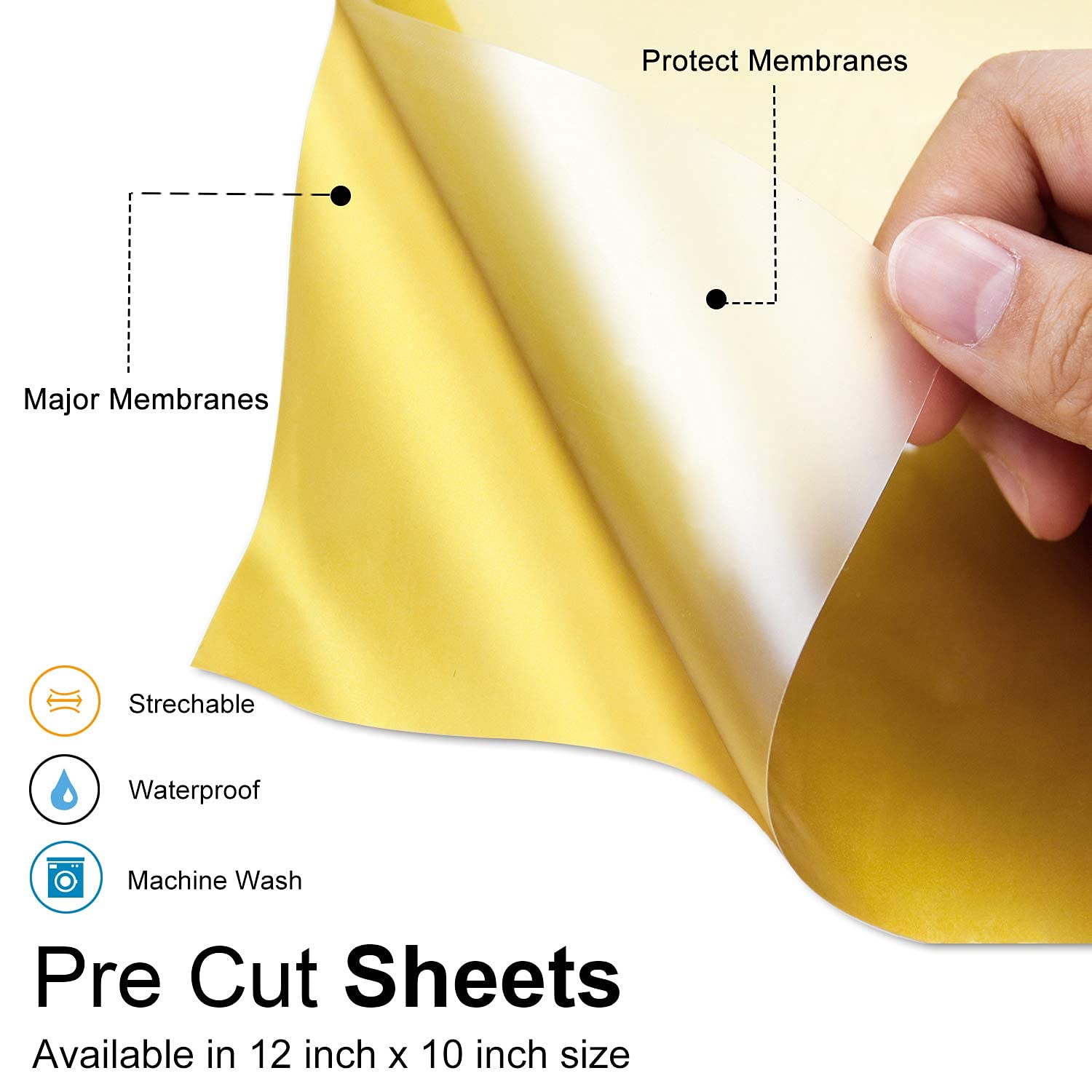 CAREGY 12 Pack Heat Transfer Vinyl Bundle - 12