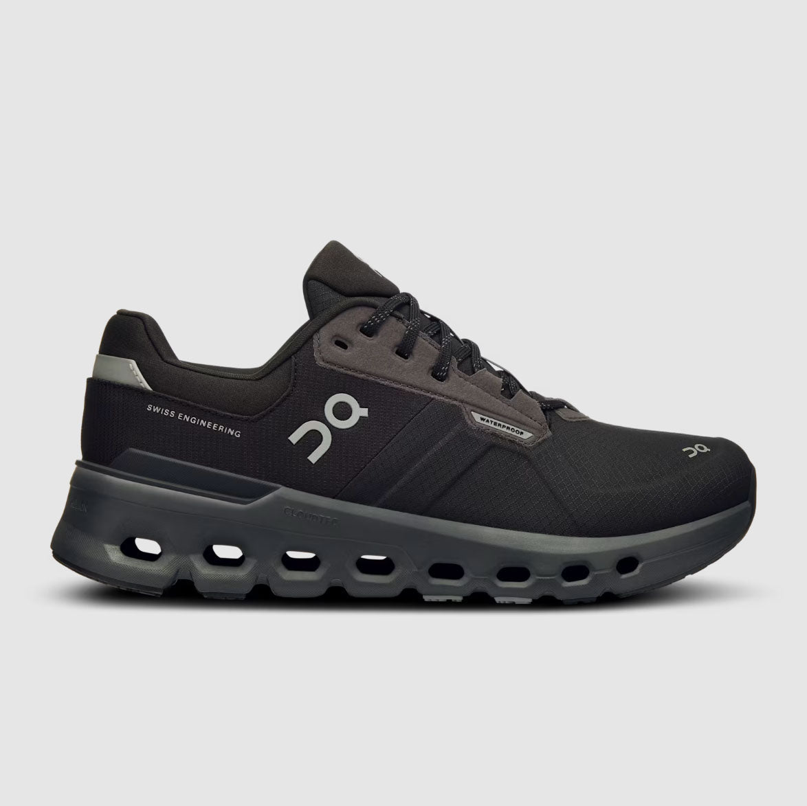 Women's Cloudrunner 2 Waterproof Running Shoes - Magnet/Black - Lightweight & Comfortable for Outdoor Jogging, Hiking & Daily Wear