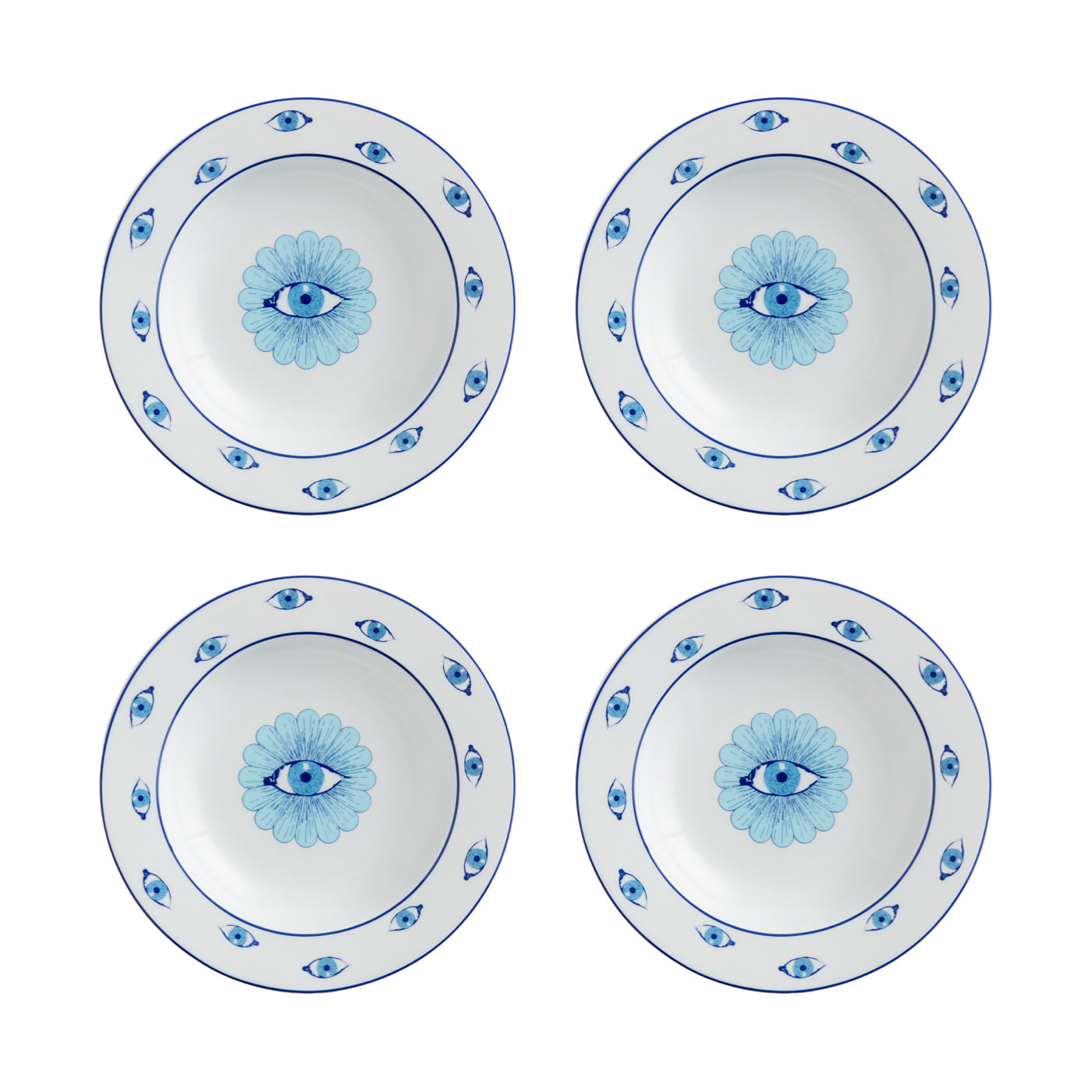 Premium Ceramic Soup Bowls Set of 4 - Large 20oz Stoneware Bowls for Ramen, Pho, Cereal & Pasta - Microwave & Dishwasher Safe - Perfect for Asian Noodles, Family Dinners & Restaurant Style Serving