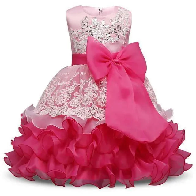 Princess Dress for Baby Girls - Elegant & Comfortable Toddler Party Outfit for Birthdays, Photos & Special Occasions