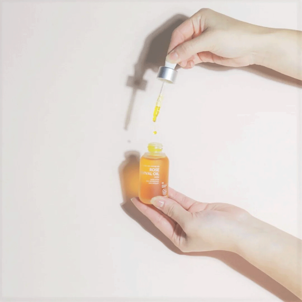 BEAUDIANI Rose Revival Oil 30ml - Organic Facial Oil for Hydration & Anti-Aging - Perfect for Night Routine & Dry Skin Care