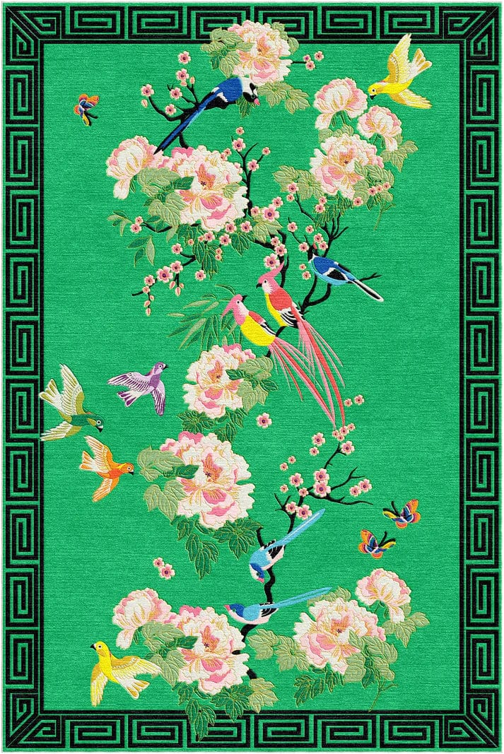 Premium Hand Tufted Wool Rug - Nurture Green Area Rug for Living Room & Bedroom | Soft & Durable Home Decor | Pre-Order Now
