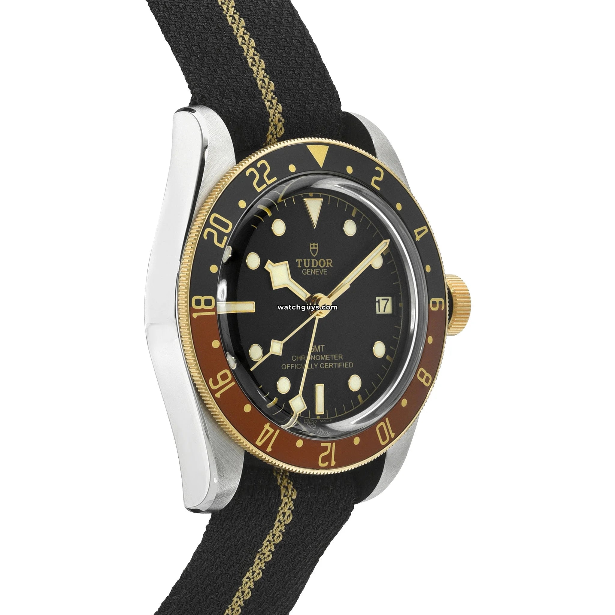 Tudor Black Bay GMT S&G 79833MN Luxury Watch - Stainless Steel & Gold Men's Automatic Diver Watch with GMT Function - Perfect for Travel, Business & Everyday Wear