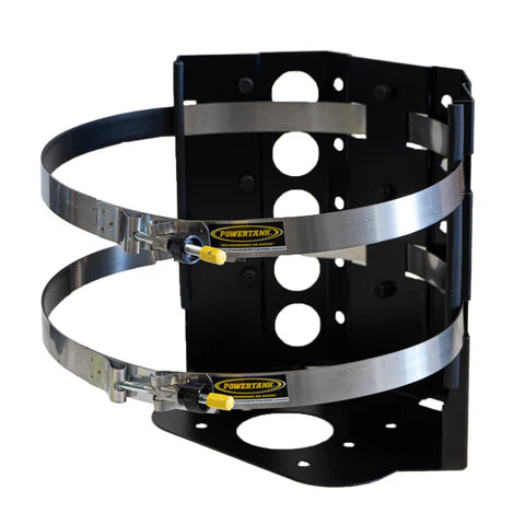 Wrangell Marine Bracket for 20LB Steel Propane Tanks - Heavy Duty Power Tank Holder for Boats, RVs & Outdoor Grilling - Secure Propane Cylinder Mount for Marine & Camping Use