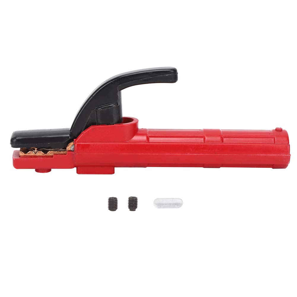 Agatige 300A Welding Electrode Holder - Copper Insulated Clamp with Comfort Grip for Arc Welding Machines | Professional Welding Pliers Tool for Metal Repair & DIY Projects