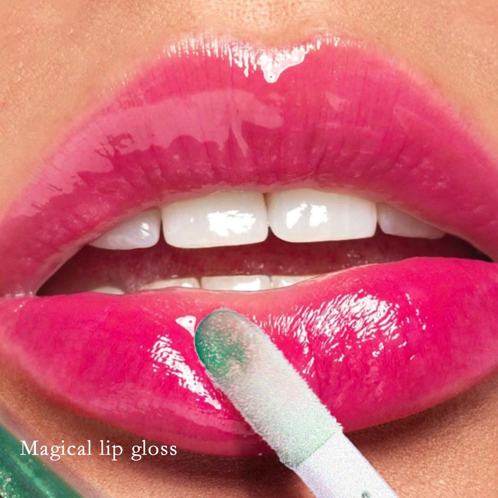 **pH Reactive Color Changing Lip Gloss - Green to Pink Tinted Lip Oil with Moisturizing Shine Finish, Long Lasting Hydrating Lip Balm for Dry Lips | Perfect for Everyday Wear, Date Night & Special Occasions**