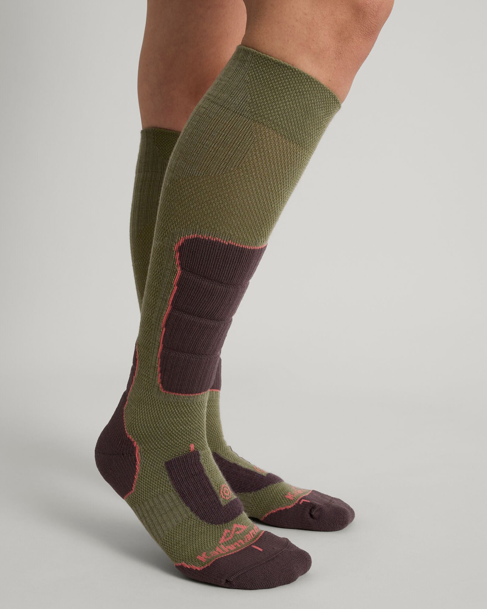 Premium Snow Sport Socks for Men & Women - Warm Thermal Winter Hiking Socks (Beech/Dark Quartz/Fruity) - Ideal for Skiing, Snowboarding & Cold Weather Outdoor Activities